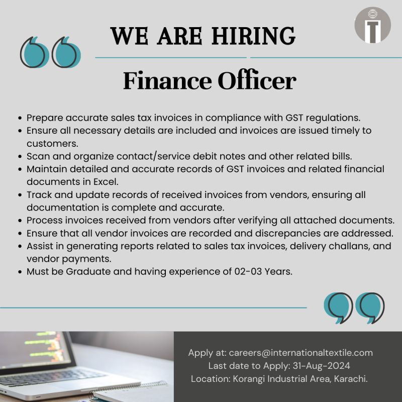 International Textile Limited Jobs August 2024