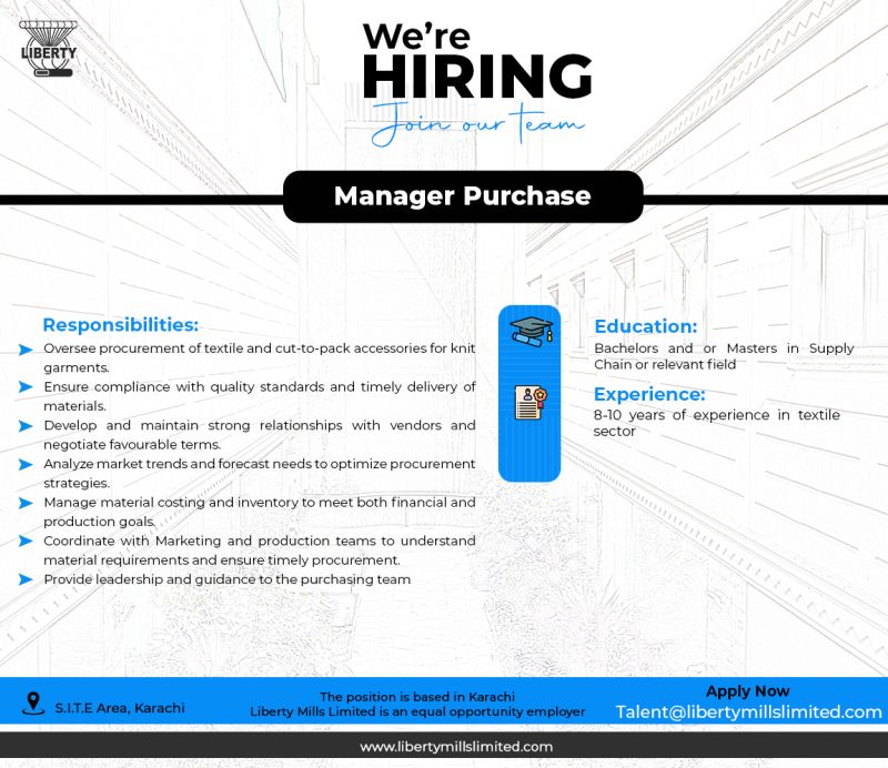 Liberty Mills Limited Jobs September 2024