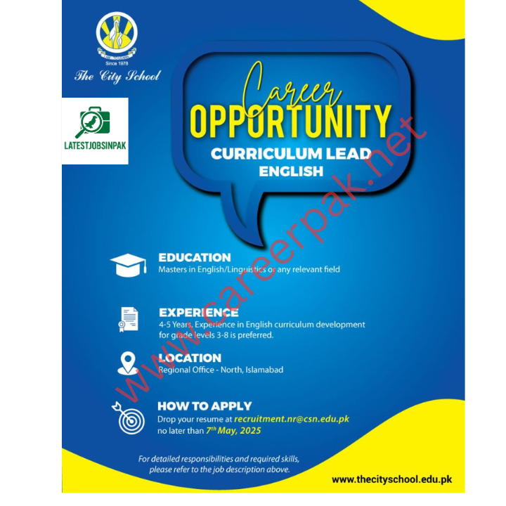 Curriculum Lead English