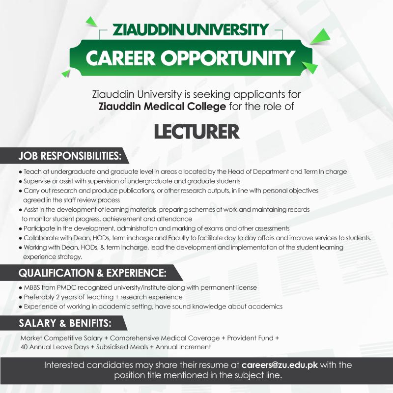 Lecturer