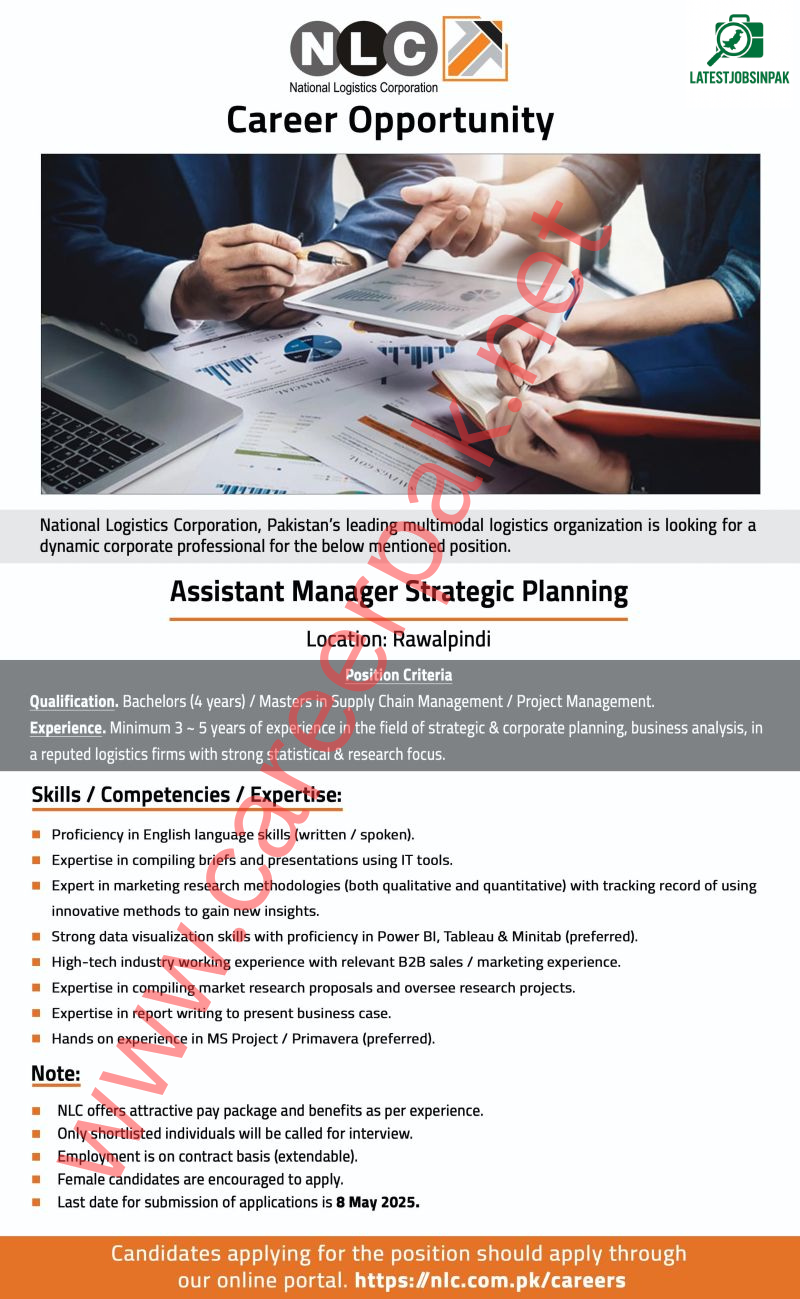 Assistant Manager Strategic Planning Jobs NLC 2025