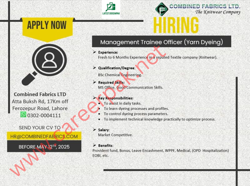 Management Trainee Officer