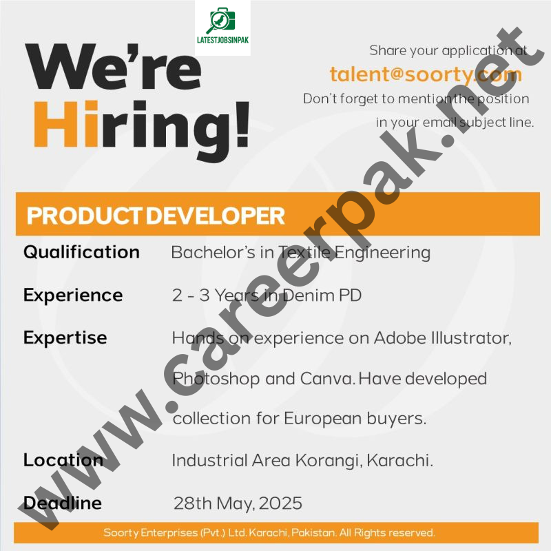 Product Develloper