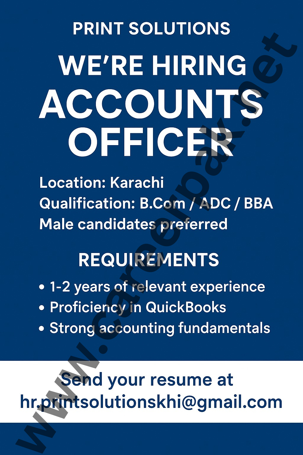 Accounts Officer