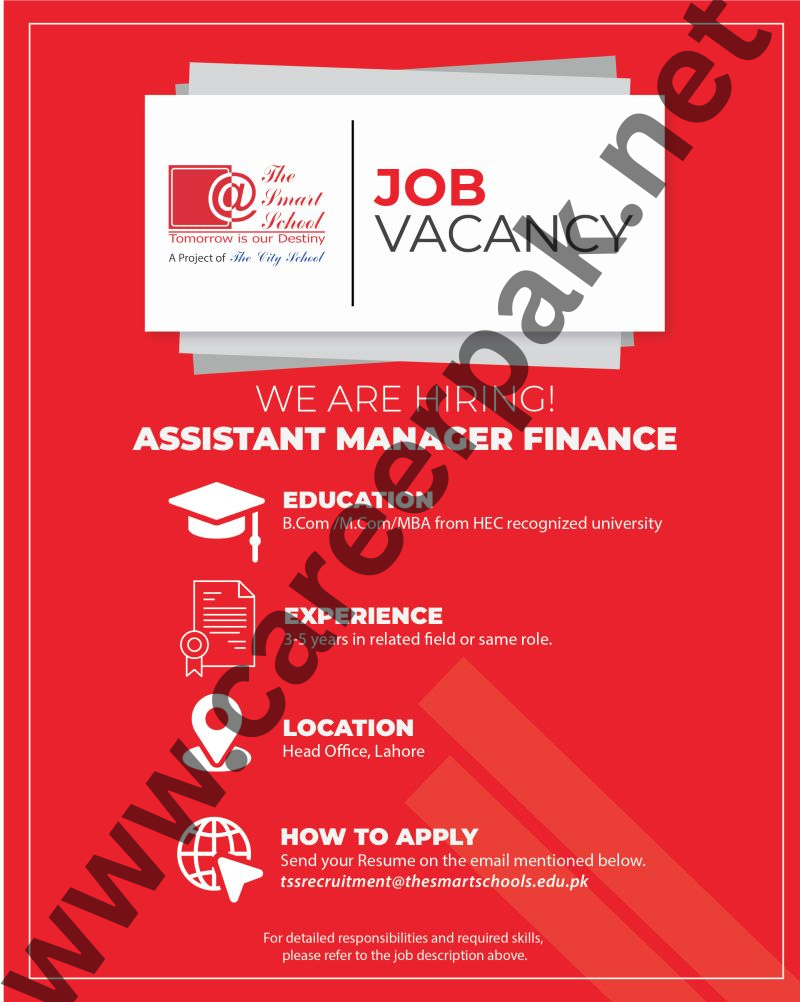 Assistant Manager Finance