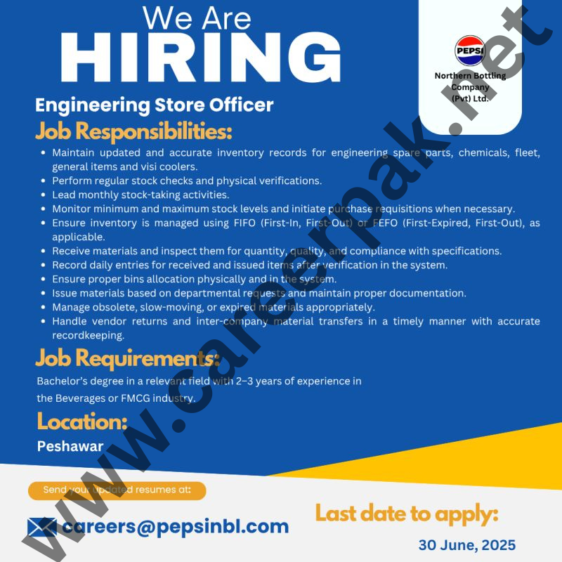 Engineering Store Officer