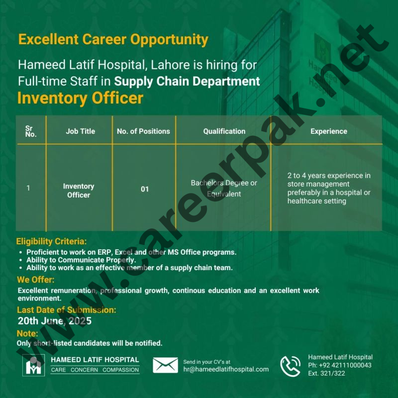 Inventory Officer