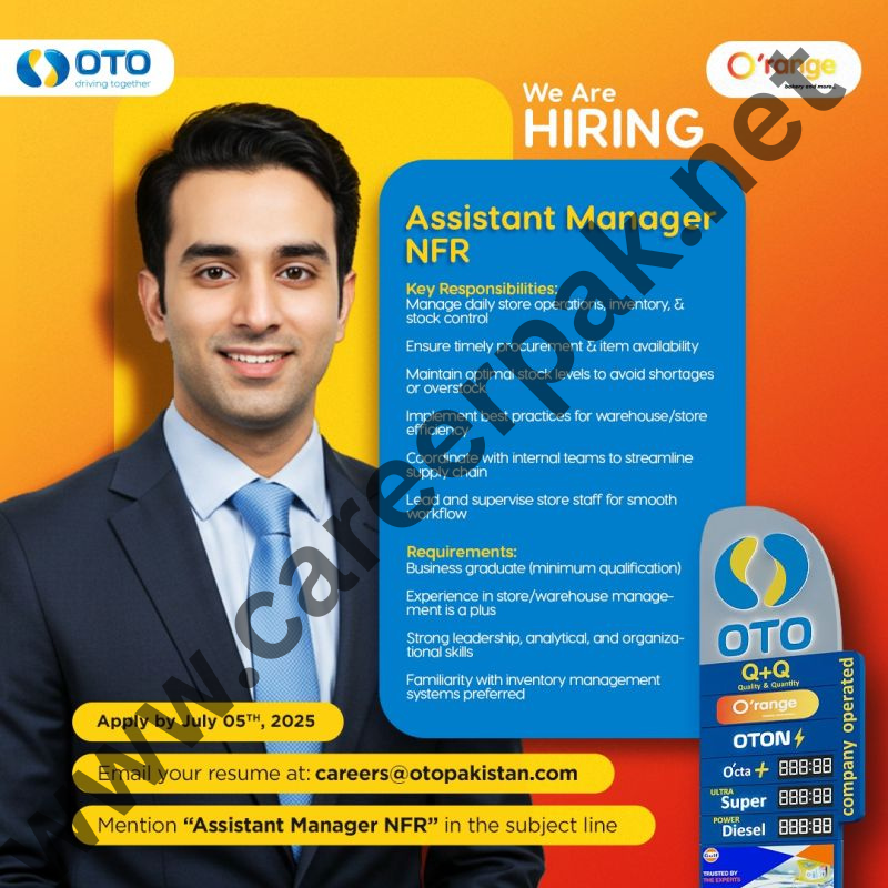 Assistant Manager NFR