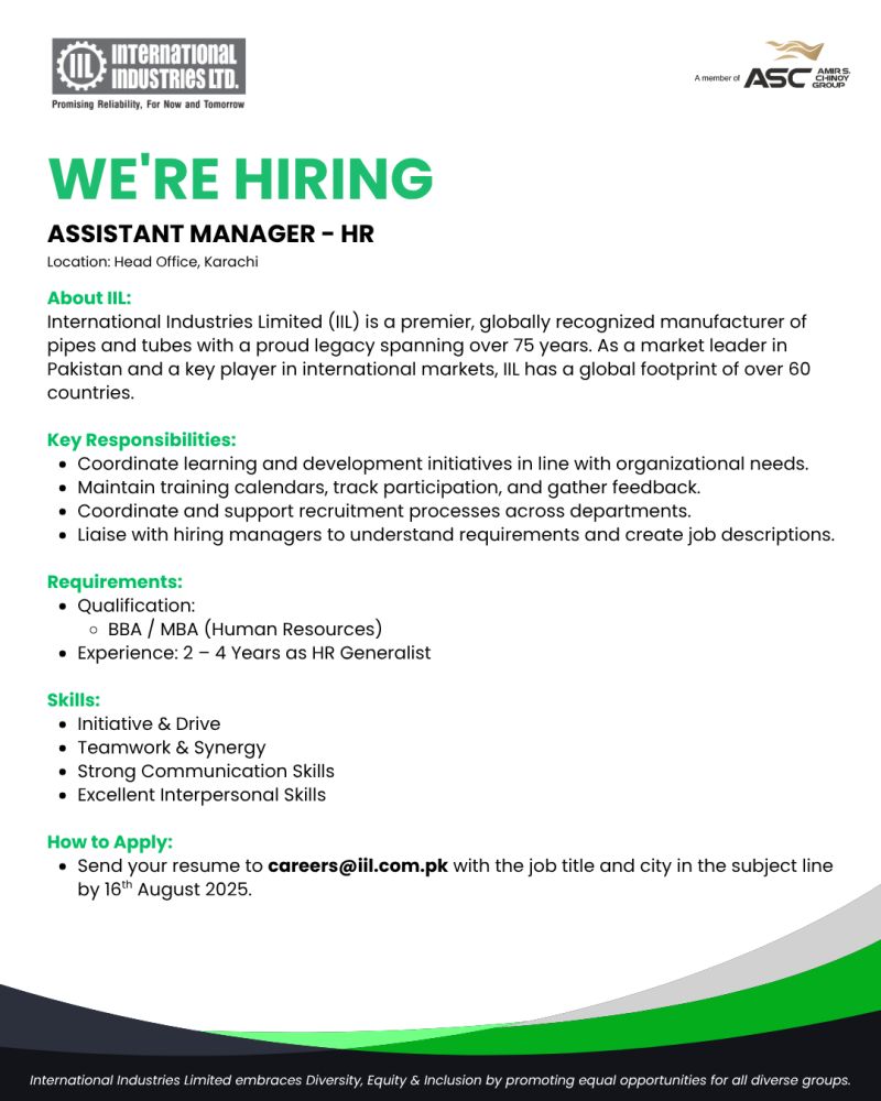 Assistant Manager _ HR