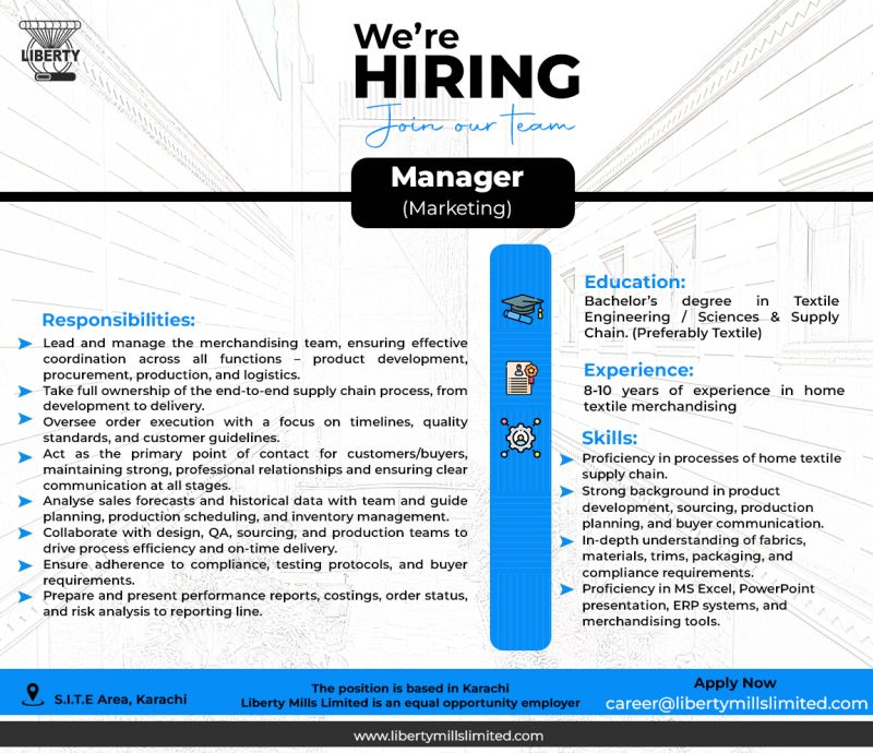 Manager (Marketing)