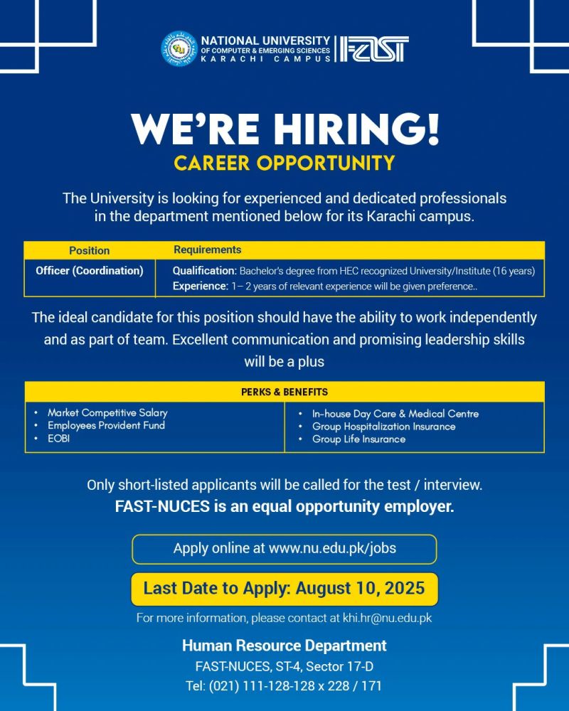 Officer (Coordination)